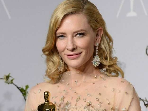 Kate Blanchett con orecchini Chopard