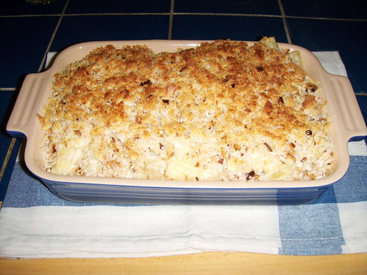 Maccheroni al formaggio gratinati