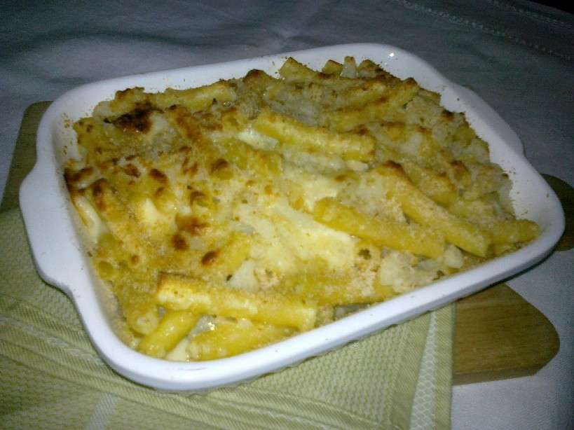 Pasta al gratin