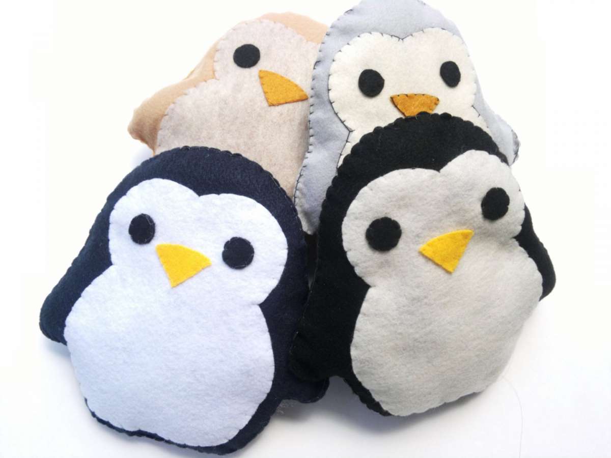 Pinguini di stoffa