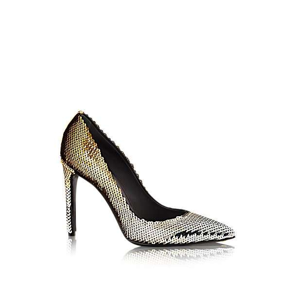 Pumps oro Louis Vuitton