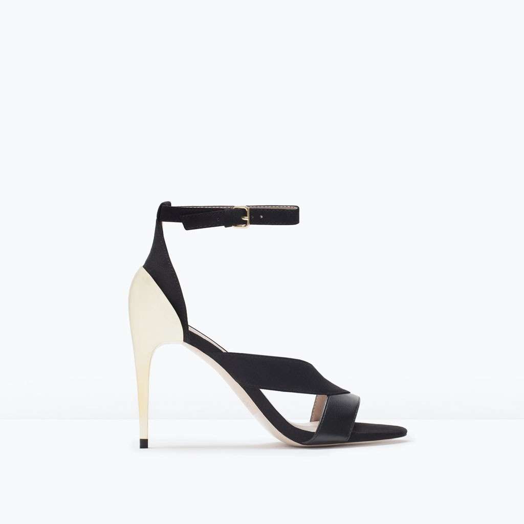 Sandali bicolor Zara