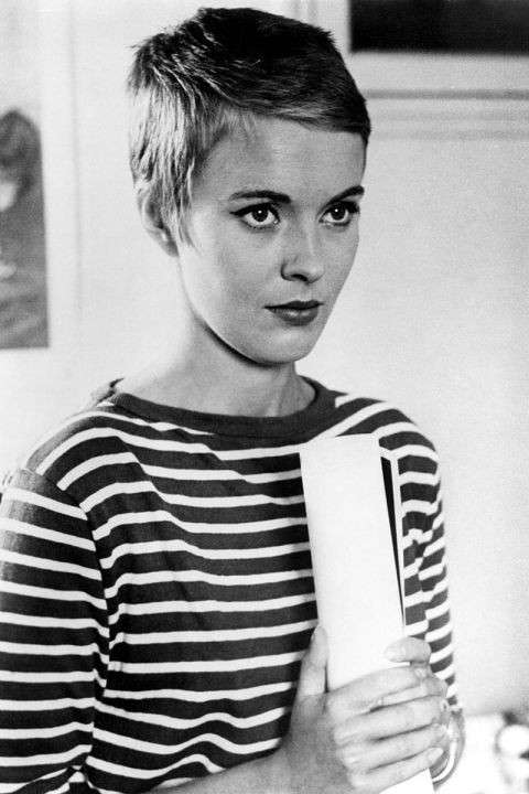 Taglio pixie cut di Jean Seberg