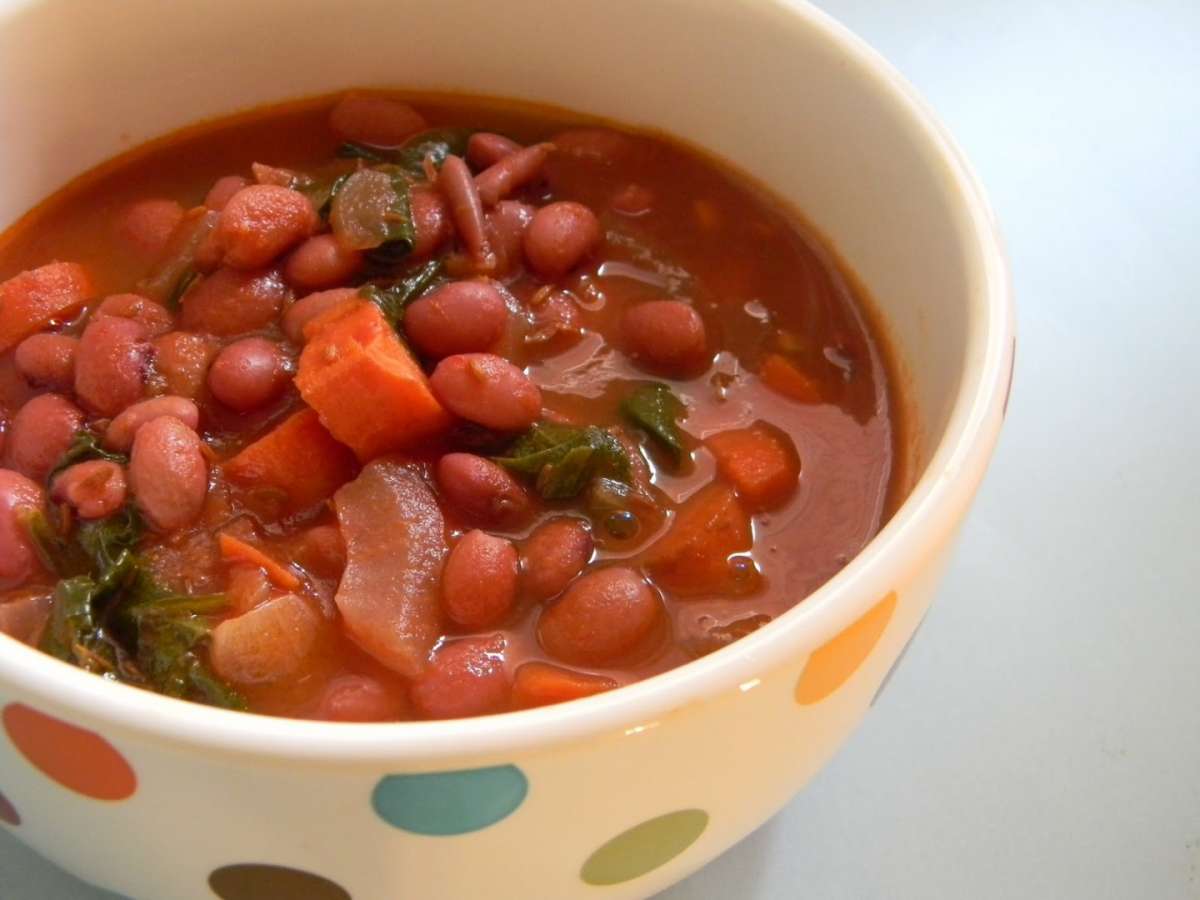 Zuppa di fagioli e cipolle