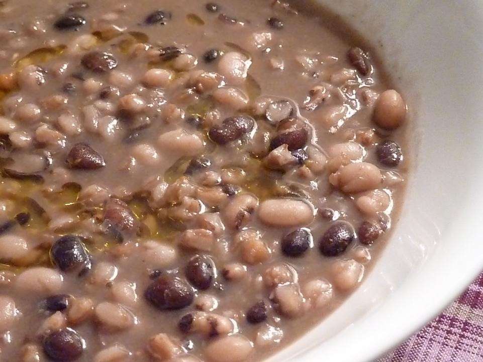 Zuppa di farro e fagioli