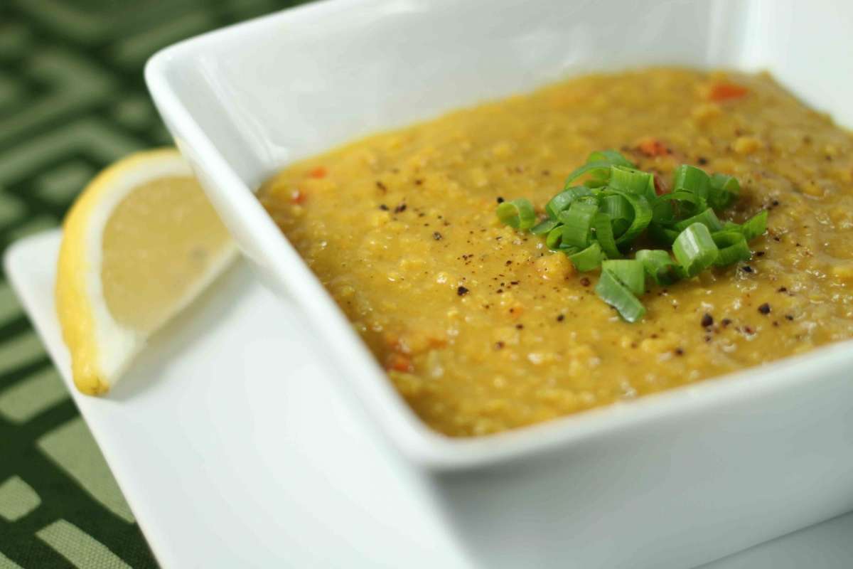 Zuppa di lenticchie al curry