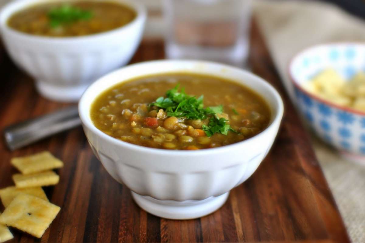 Zuppa di lenticchie semplice