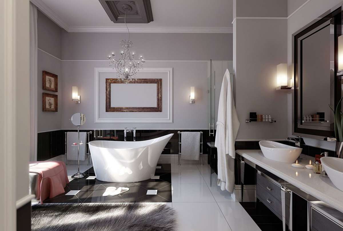 Bagno moderno e elegante