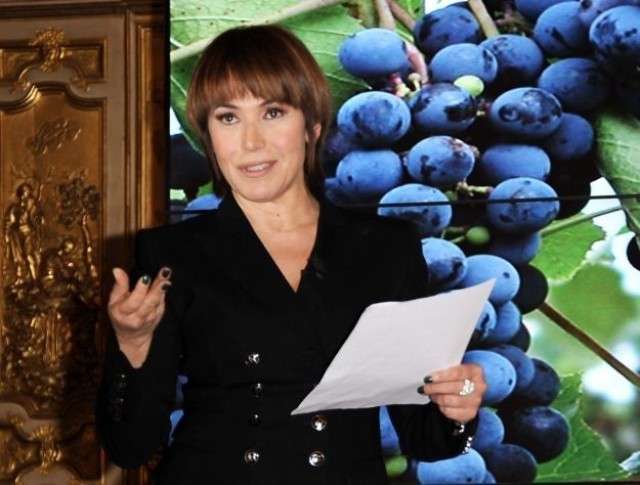 Barbara a un evento enogastronomico
