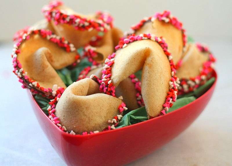 Biscotti della fortuna per San Valentino