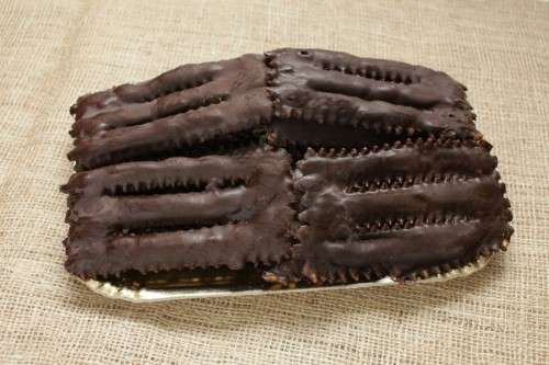 Chiacchiere ricoperte di cioccolato