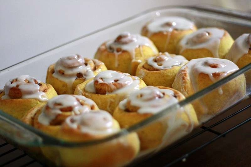 Cinnamon rolls caldi