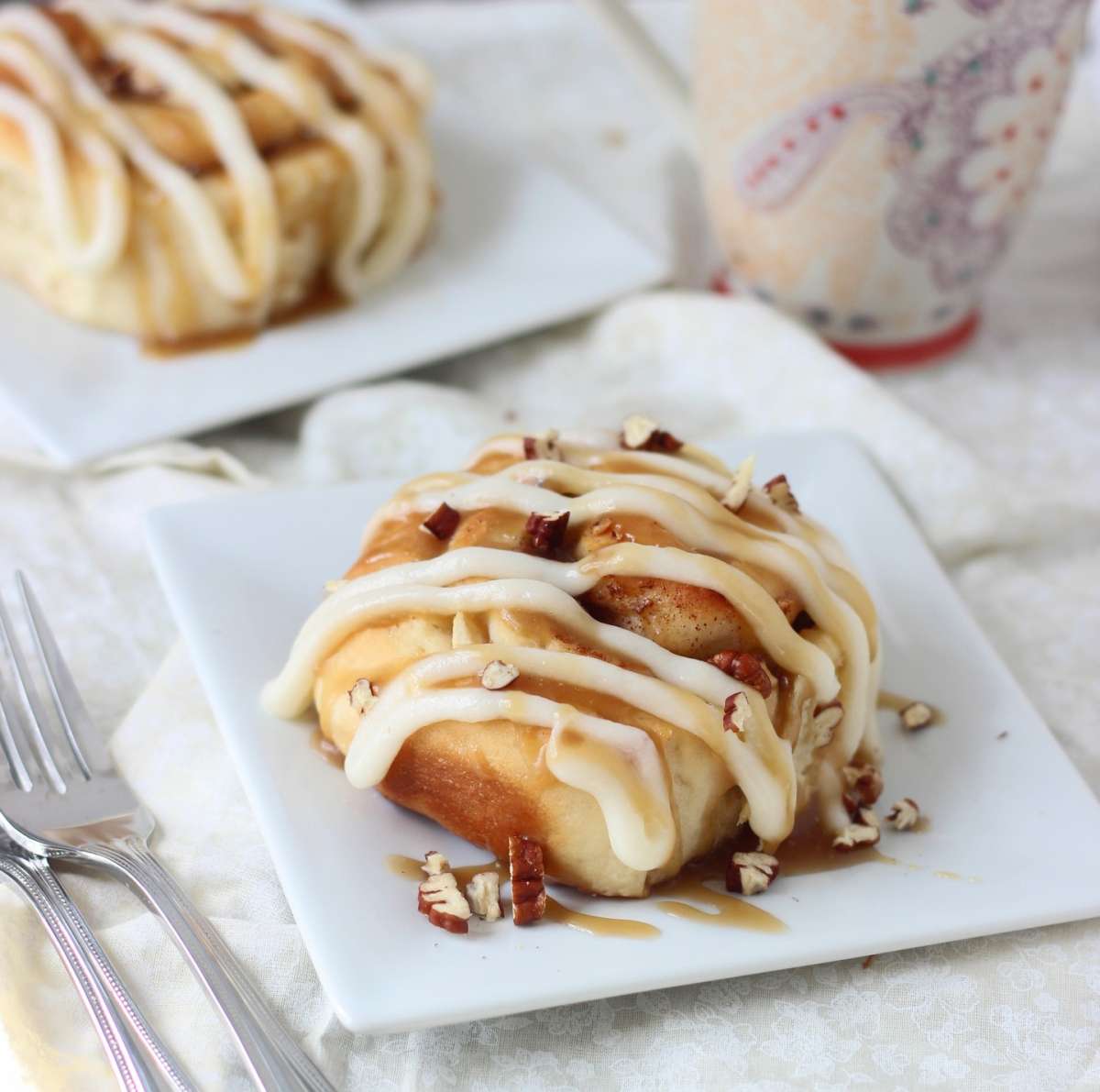 Cinnamon rolls con glassa