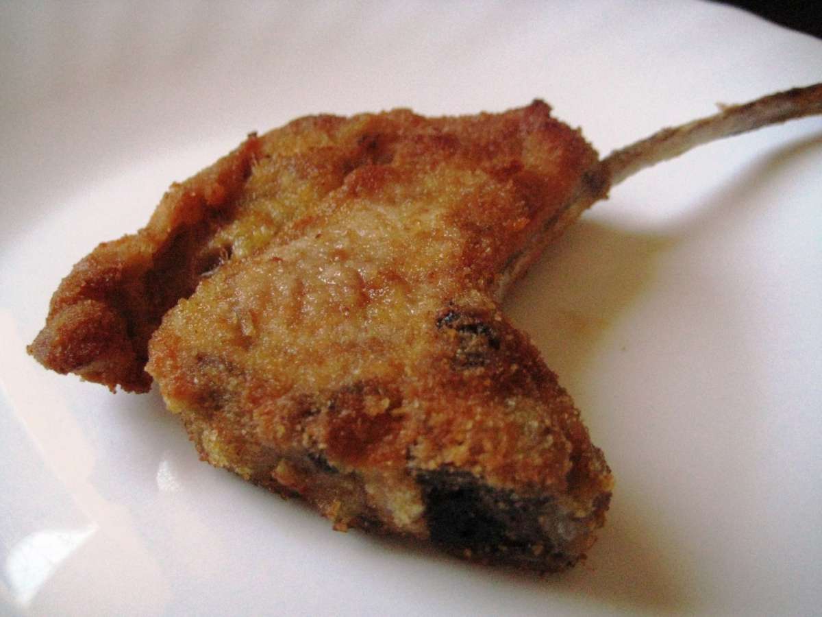 Costoletta di vitello fritta