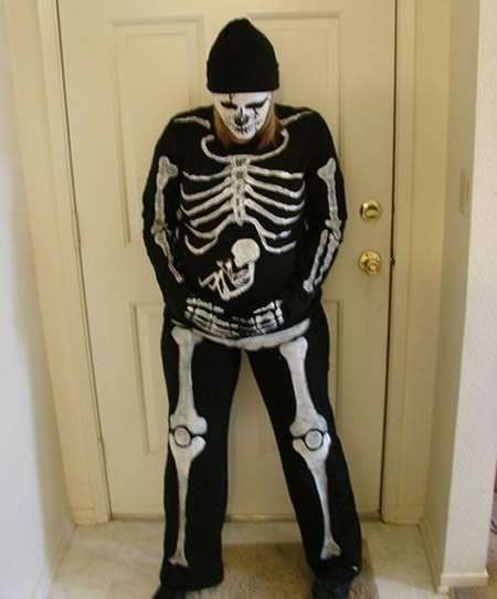 Costume da scheletro
