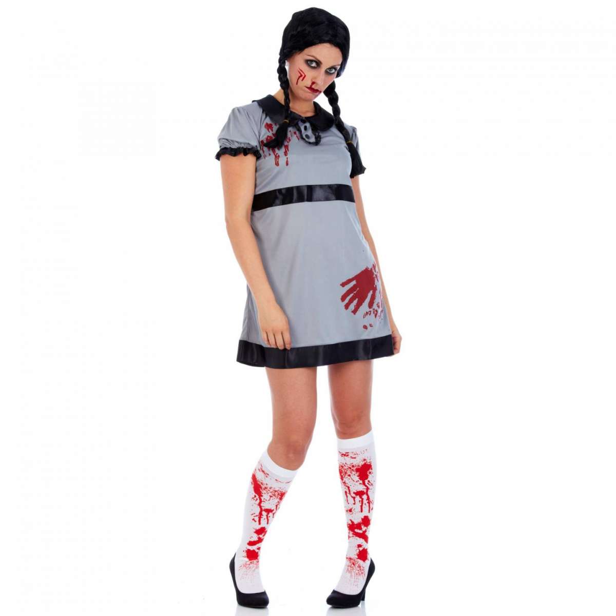 Costume da scolaretta zombie