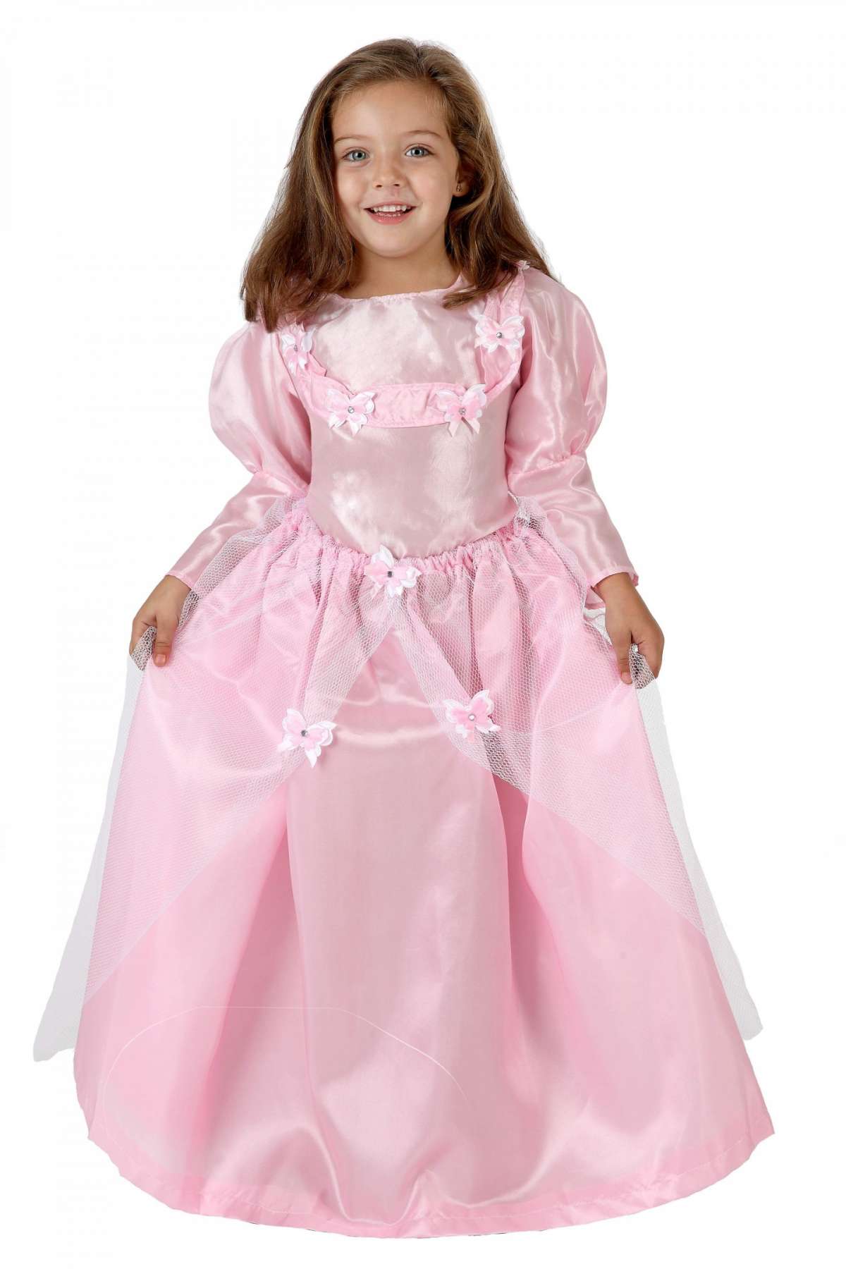 Costume di raso e tulle rosa