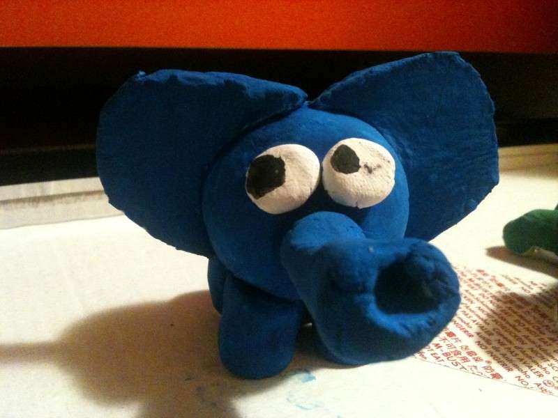Elefantino blu