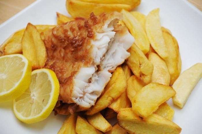 Fish and chips e limone