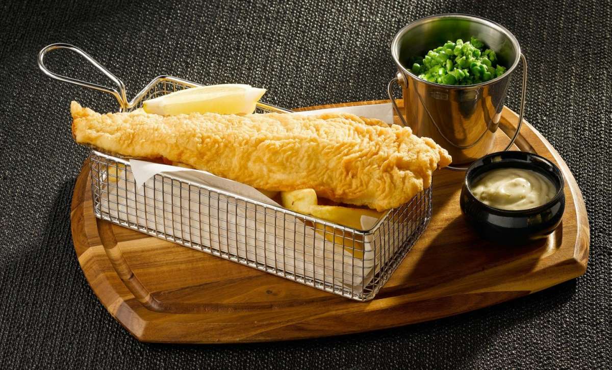 Fish and chips elegante