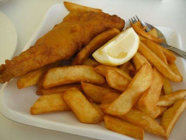 Fish and chips fritto