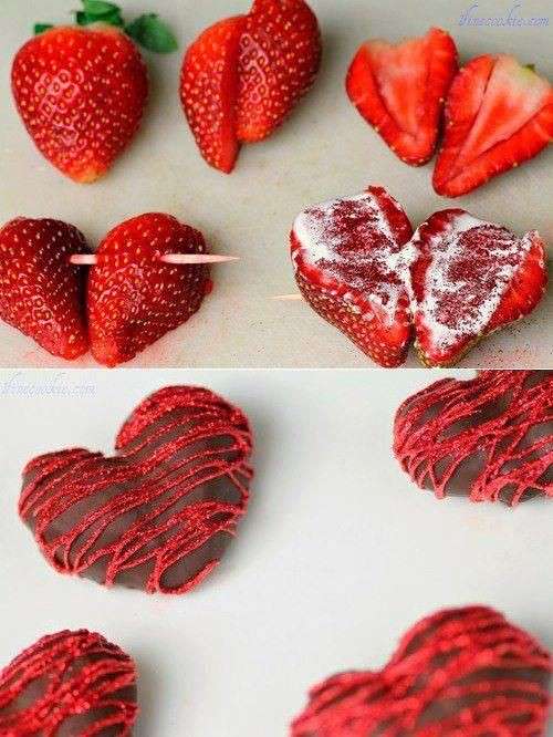 Fragole di cioccolato per San Valentino