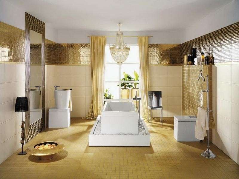 Il color oro per il bagno