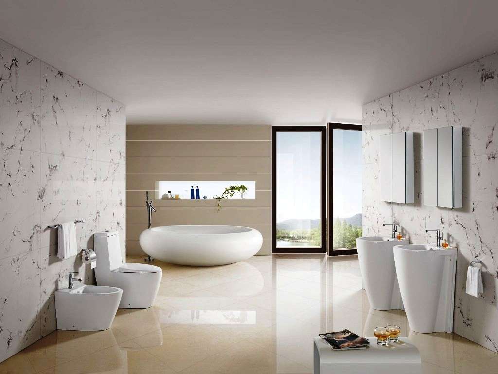 Il design per il bagno elegante