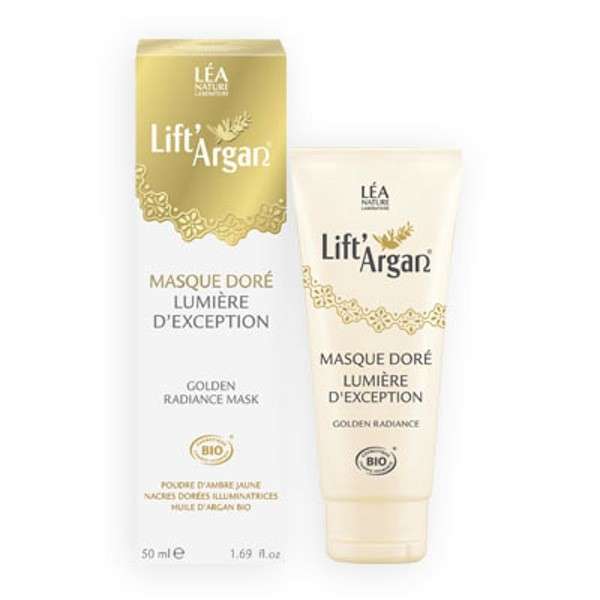 Maschera dorata illuminante Lift'Argan