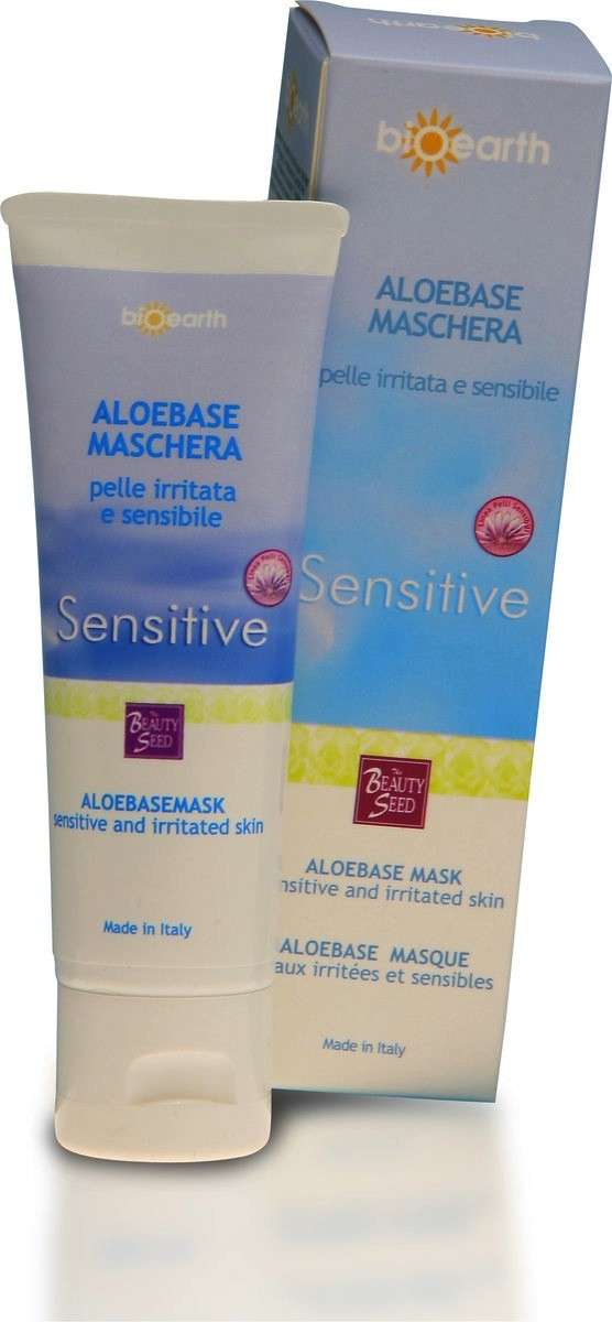 Maschera lenititiva all'aloe pelli sensibili di Bioearth