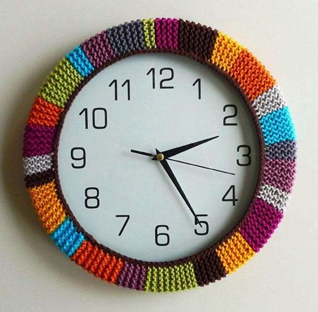 Orologio coloratissimo tricot