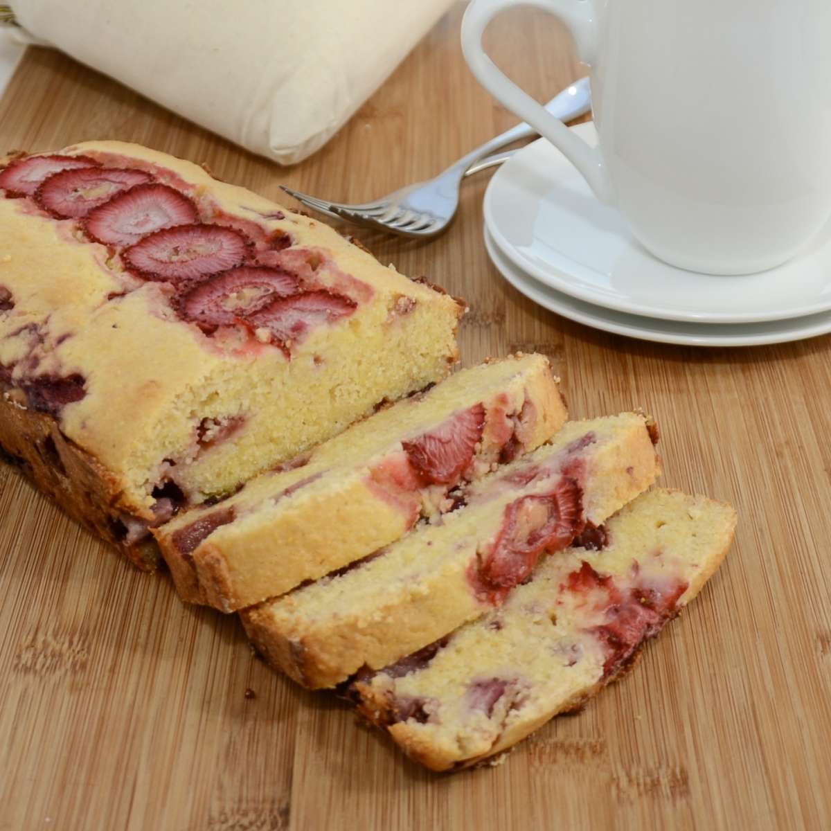 Pound cake alle fragole