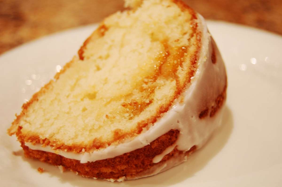 Pound cake con albicocche