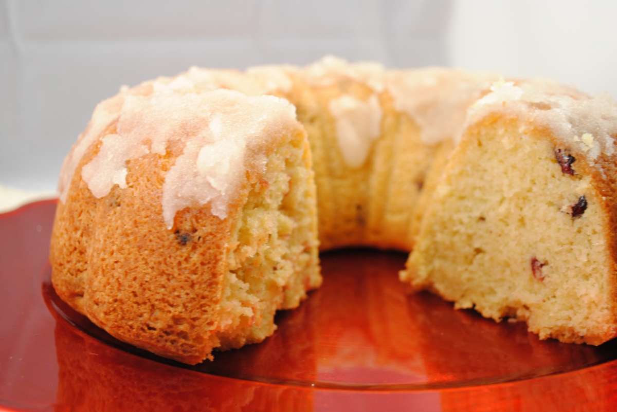 Pound cake con mirtilli rossi