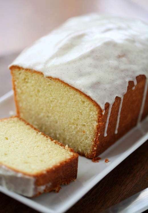 Pound cake glassata