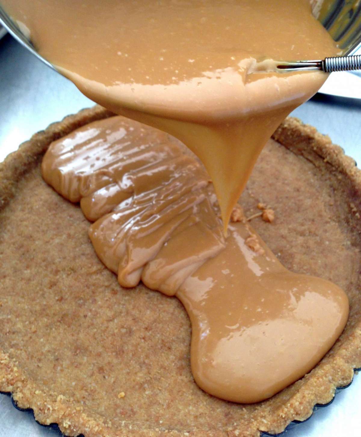 Preparazione banoffee cake