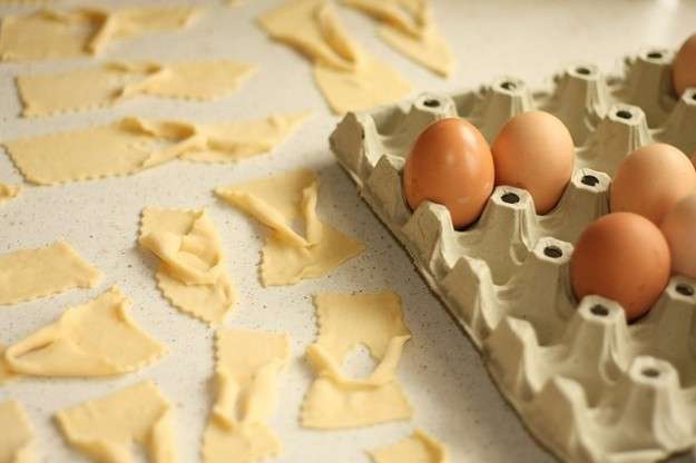 Preparazione chiacchiere