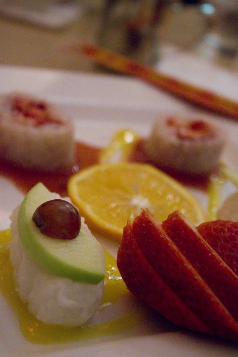 Ricetta sushi con frutta