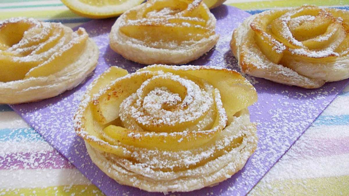 Rose dolci con pasta matta