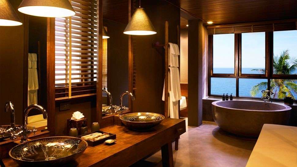 Un bagno in stile elegante