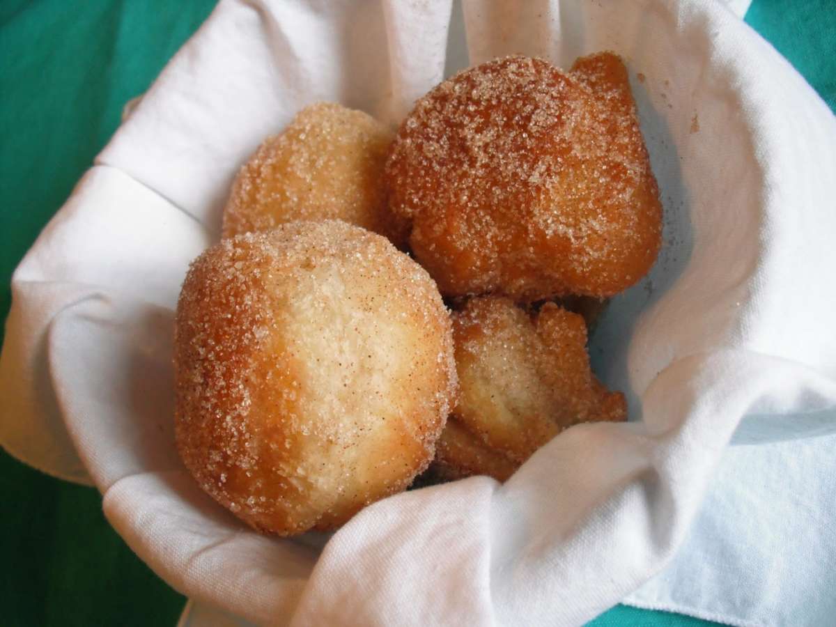 Zeppole dolci fritte