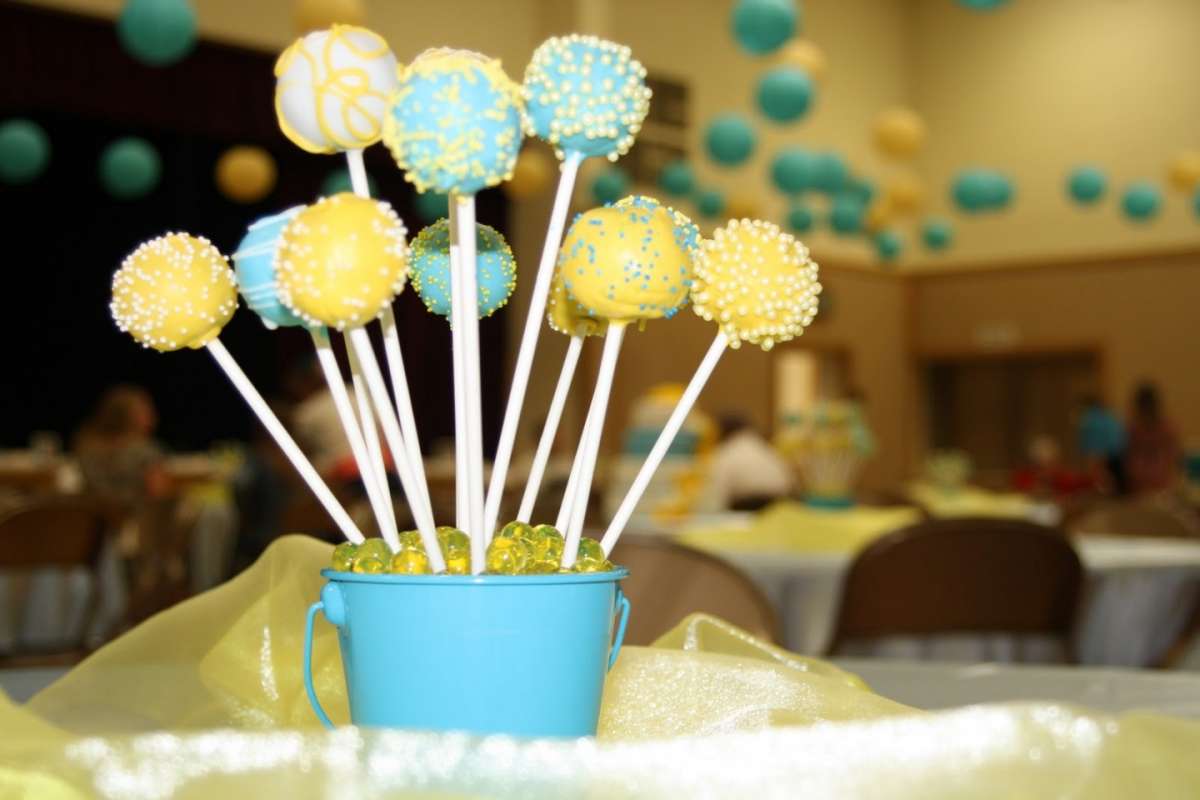 Cake pops effetto mimosa