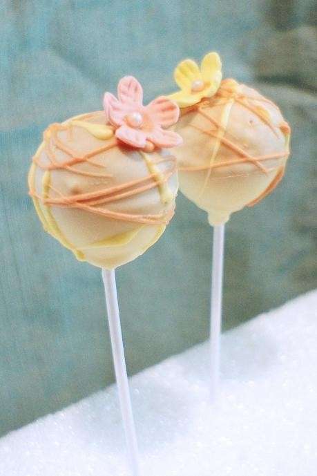 Cake pops floreali