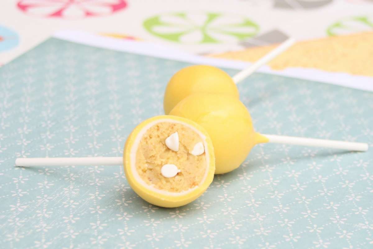 Cake pops gusto limone