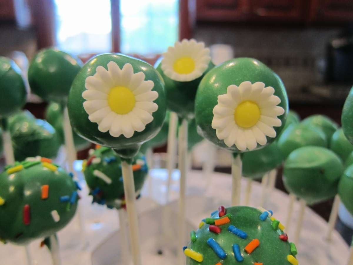 Cake pops margherita