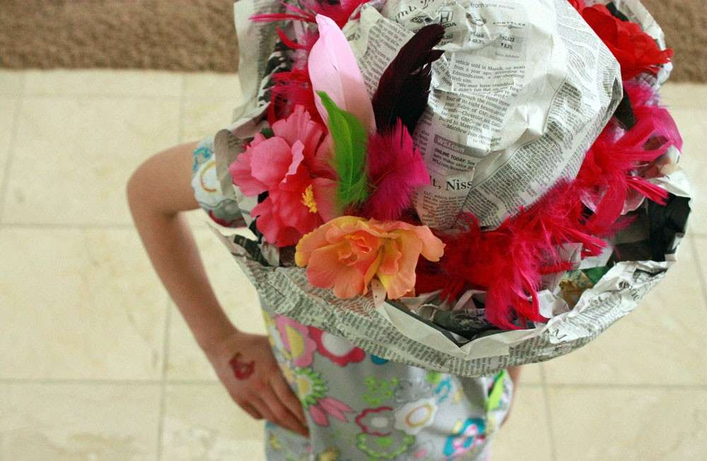 Cappello fiorito