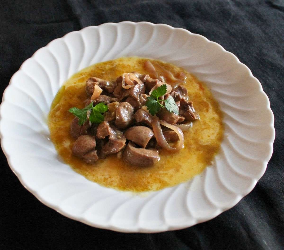 Carne d'agnello in fricassea