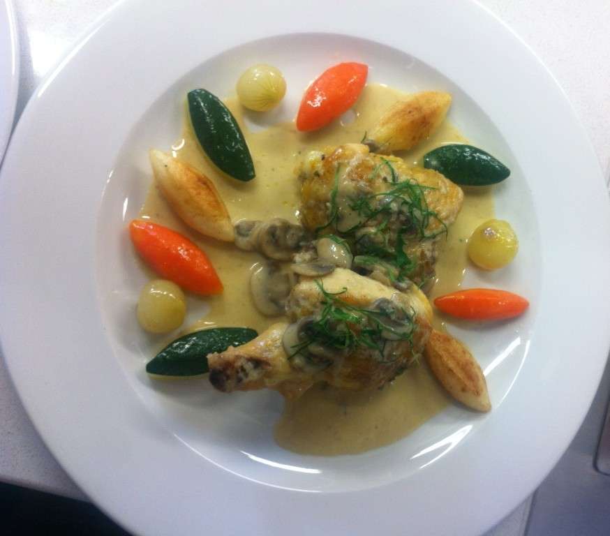 Carne in fricassea con verdure