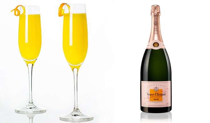 Cocktail con champagne o prosecco