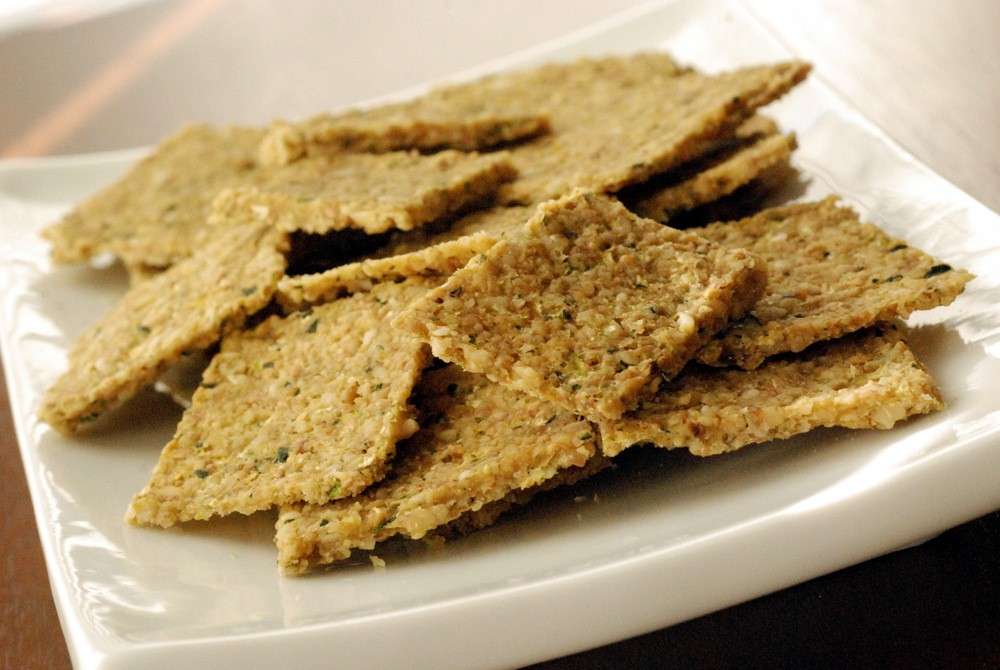 Cracker con zucchine